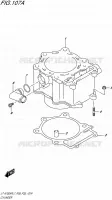 CYLINDER for Suzuki KINGQUAD 750 2017