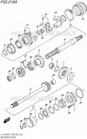 DRIVESHAFT for Suzuki KINGQUAD 750 2017