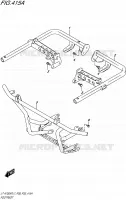 FOOTREST for Suzuki KINGQUAD 750 2017