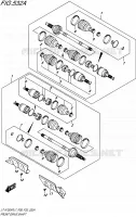 FRONT DRIVE SHAFT for Suzuki KINGQUAD 750 2017