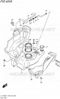 FUEL TANK for Suzuki KINGQUAD 750 2017