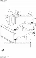 RADIATOR HOSE for Suzuki KINGQUAD 750 2017