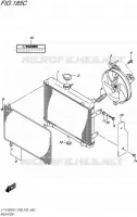 RADIATOR (LT A750XPL7 P33) for Suzuki KINGQUAD 750 2017