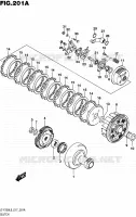 CLUTCH for Suzuki OZARK 250 2016