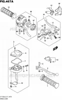 HANDGRIPS   LEVERS  for Suzuki OZARK 250 2016