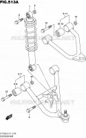 SHOCK ABSORBER   WISHBONE for Suzuki OZARK 250 2016