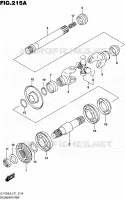 DRIVESHAFT for Suzuki OZARK 250 2016