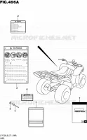 LABEL for Suzuki OZARK 250 2016