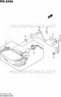 TAIL LIGHT ASSY for Suzuki OZARK 250 2016