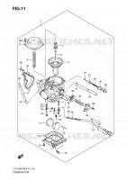 CARBURETOR (LT F400FK8/FK9) for Suzuki KINGQUAD 400 2010