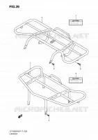 CARRIER (P17) for Suzuki KINGQUAD 400 2010