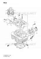 CYLINDER HEAD for Suzuki KINGQUAD 400 2010