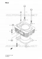 CYLINDER for Suzuki KINGQUAD 400 2010