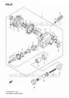 DRIVESHAFT (ARRIERE) for Suzuki KINGQUAD 400 2010