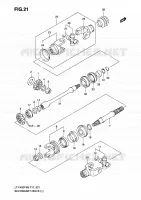 DRIVESHAFT (P17) for Suzuki KINGQUAD 400 2010
