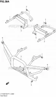 FOOTREST (P24) for Suzuki KINGQUAD 400 2010