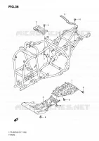 FRAME for Suzuki KINGQUAD 400 2010