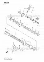 GEAR SHIFTING ASSY (2) for Suzuki KINGQUAD 400 2010
