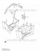 MUDGUARD for Suzuki KINGQUAD 400 2010