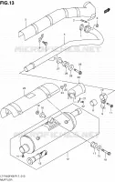 MUFFLER for Suzuki KINGQUAD 400 2010