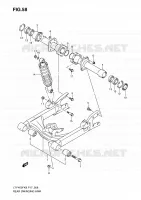 SWINGARM for Suzuki KINGQUAD 400 2010