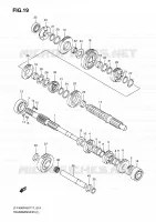 TRANSMISSION (1) for Suzuki KINGQUAD 400 2010