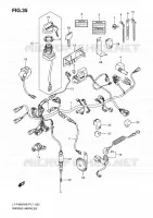 WIRING HARNESS (LT F400FK8/FK9) for Suzuki KINGQUAD 400 2010