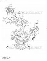 CYLINDER HEAD for Suzuki KINGQUAD 400 2011