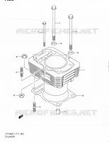 CYLINDER for Suzuki KINGQUAD 400 2011