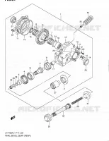 DRIVESHAFT (ARRIERE) for Suzuki KINGQUAD 400 2011