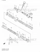 GEAR SHIFTING ASSY (2) for Suzuki KINGQUAD 400 2011