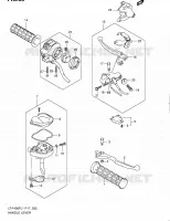 HANDGRIPS   LEVERS  for Suzuki KINGQUAD 400 2011