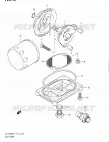 OIL PUMP for Suzuki KINGQUAD 400 2011