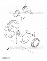 STARTER MOTOR CLUTCH for Suzuki KINGQUAD 400 2011