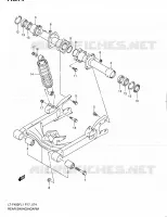 SWINGARM for Suzuki KINGQUAD 400 2011