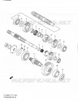 TRANSMISSION (2) for Suzuki KINGQUAD 400 2011