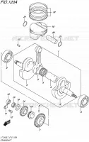 CRANKSHAFT for Suzuki QUADSPORT 400 2017