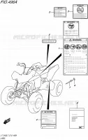 LABEL for Suzuki QUADSPORT 400 2017