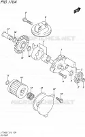 OIL PUMP for Suzuki QUADSPORT 400 2017
