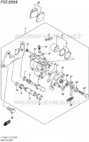 REAR CALIPER for Suzuki QUADSPORT 400 2017