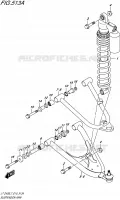 SHOCK ABSORBER   WISHBONE for Suzuki QUADSPORT 400 2017