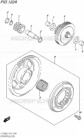 STARTER MOTOR CLUTCH for Suzuki QUADSPORT 400 2017