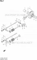CAMSHAFT   VALVES for Suzuki QUADSPORT 50 1992