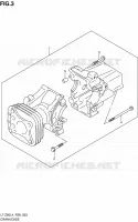 CASING for Suzuki QUADSPORT 50 1992