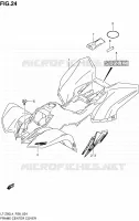 CENTRAL FAIRING for Suzuki QUADSPORT 50 1992