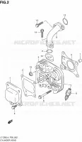 CYLINDER for Suzuki QUADSPORT 50 1992