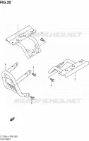 FOOTREST for Suzuki QUADSPORT 50 1992