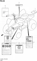 LABEL for Suzuki QUADSPORT 50 1992