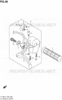 LEFT LEVER   HANDGRIP for Suzuki QUADSPORT 50 1992