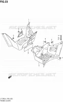 REAR FAIRING for Suzuki QUADSPORT 50 1992